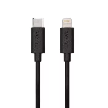 Veho USB-C to Lightning Charge and Sync Cable 0.2m 8g