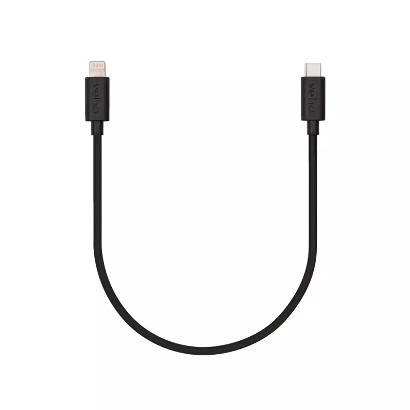 Veho USB-C to Lightning Charge and Sync Cable 0.2m 8g
