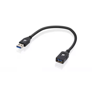 IOGEAR G2LU3AMF USB Cable USB 3.2 Gen 1 0.3m USB A Black