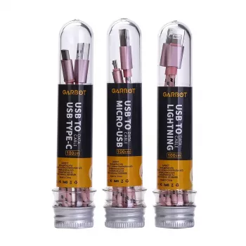 USB Cable Garbot C-05-10196 1m USB A Micro-USB B Pink