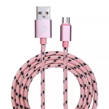 USB Cable Garbot C-05-10196 1m USB A Micro-USB B Pink