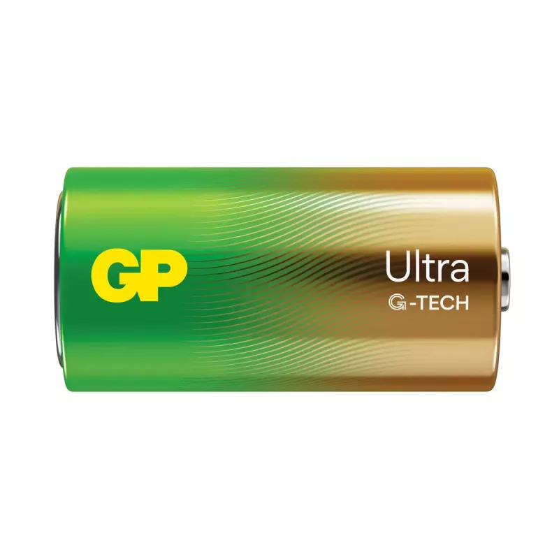 Single-use battery GP Batteries Ultra Alkaline GP14AU C LR14 10 years storage