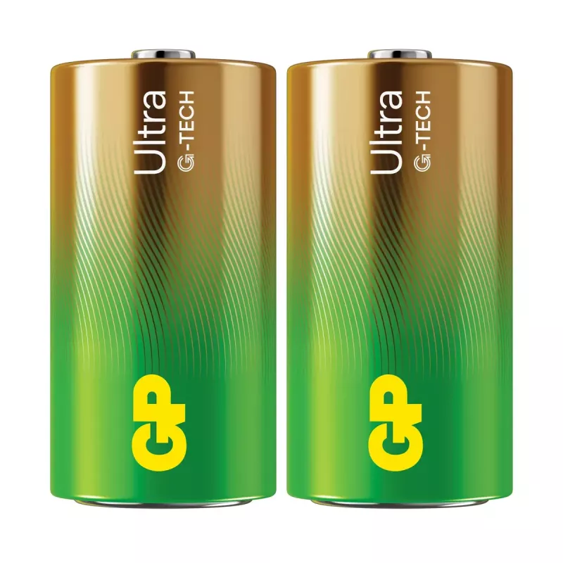 Single-use battery GP Batteries Ultra Alkaline GP14AU C LR14 10 years storage