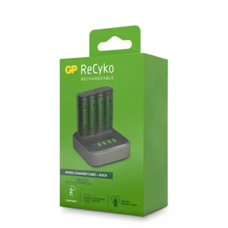 Battery Charger GP Batteries ReCyko M451 USB NiMH AA AAA