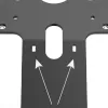 Multimedia stand Compulocks VESA Fixed 45 Degree Core Counter Stand Black Aluminium