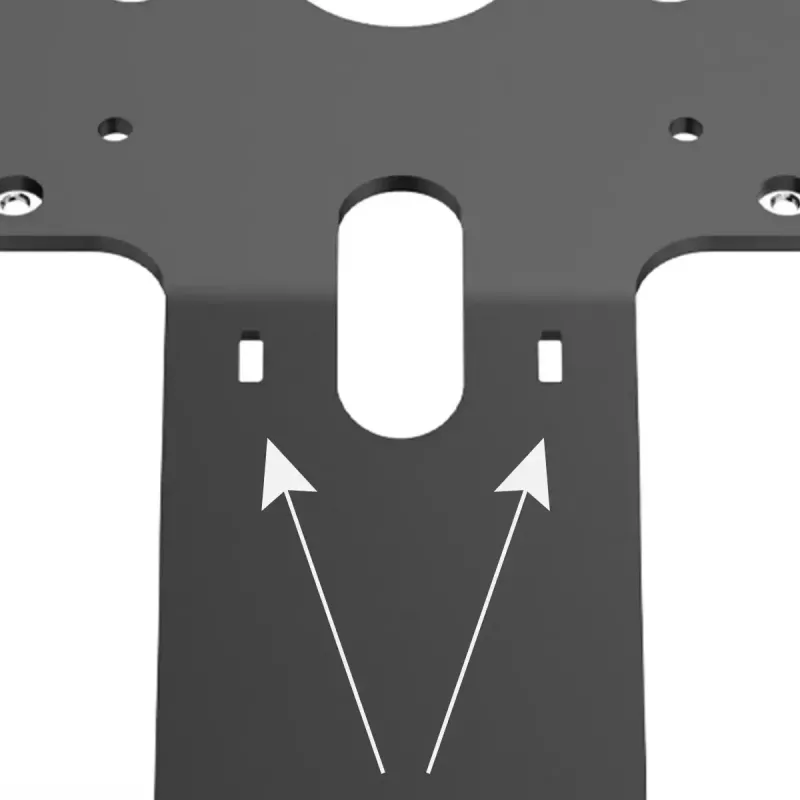 Multimedia stand Compulocks VESA Fixed 45 Degree Core Counter Stand Black Aluminium