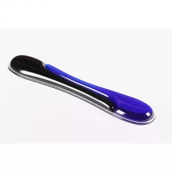Kensington Duo Gel Keyboard Wrist Rest — Blue, Black, Blue, Gel, Taiwan, MIL-STD-810H Method 504.3 Contamination by Fluids, 240 mm, 182 mm