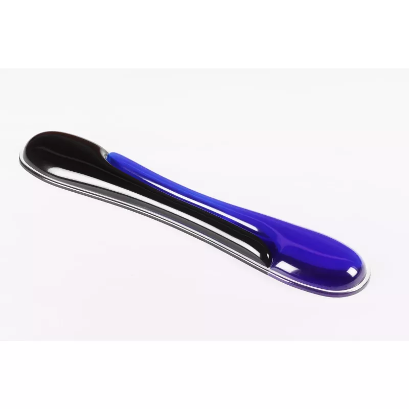 Kensington Duo Gel Keyboard Wrist Rest — Blue, Black, Blue, Gel, Taiwan, MIL-STD-810H Method 504.3 Contamination by Fluids, 240 mm, 182 mm
