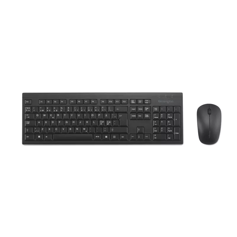 Kensington KM150 EQ Wireless Desktop Set Full-size Keyboard Mouse