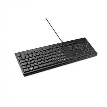 Kensington KB100 EQ Wired Full Size Keyboard USB Membrane QWERTY Black