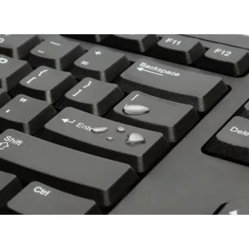 Kensington KB100 EQ Wired Full Size Keyboard USB Membrane QWERTY Black