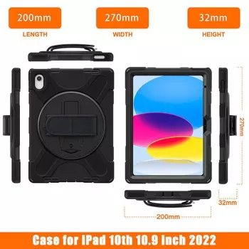 eSTUFF ES683300-BULK tablet case 27.7 cm (10.9 inch) Cover Black