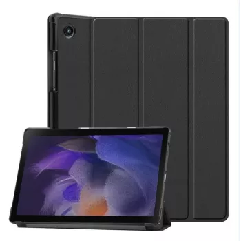 Folio Case eSTUFF for Samsung Galaxy Tab A8 10.5 Black 2 Stand Modes