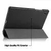 Folio Case eSTUFF for Samsung Galaxy Tab A8 10.5 Black 2 Stand Modes