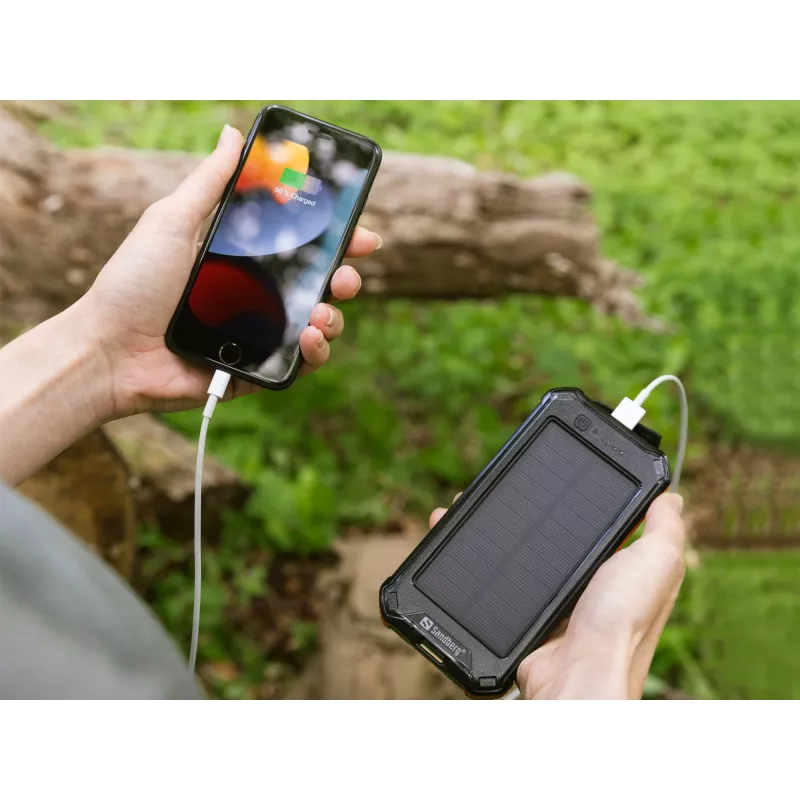 Powerbank Sandberg 3in1 Solar Powerbank 10000 10000 mAh 2A Black
