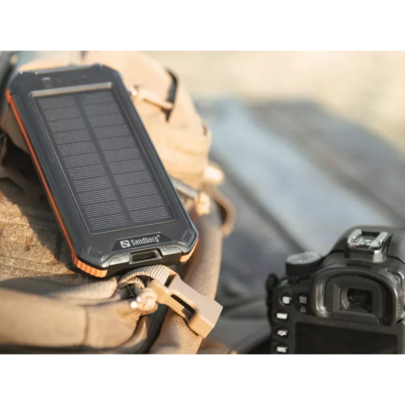 Powerbank Sandberg 3in1 Solar Powerbank 10000 10000 mAh 2A Black