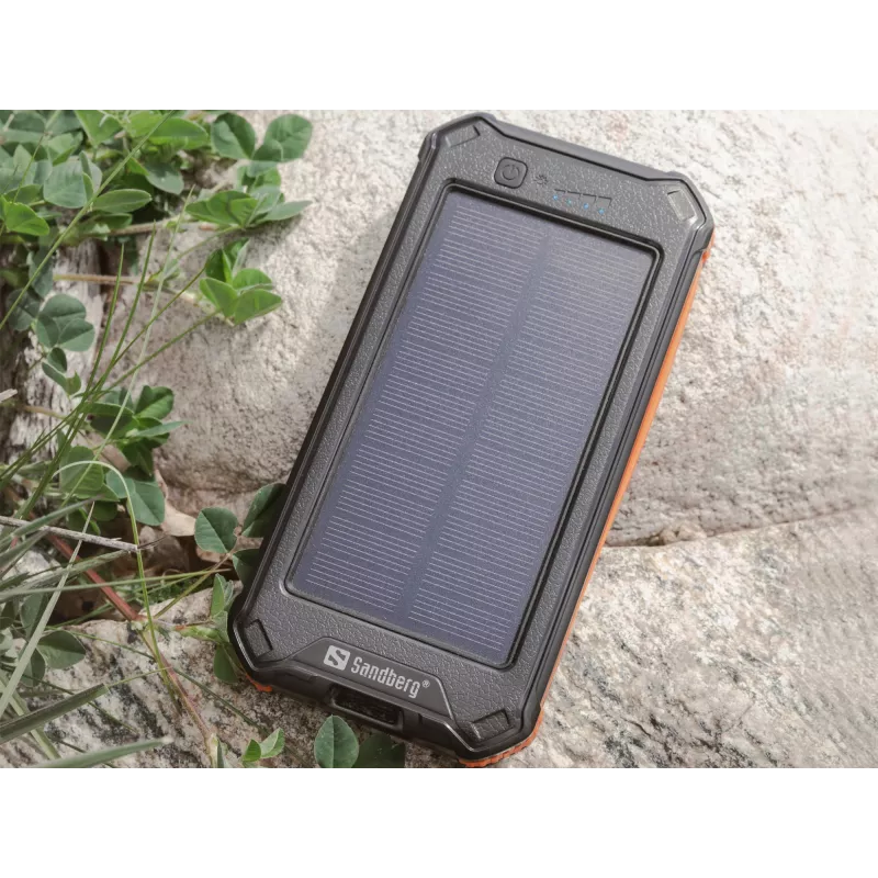 Powerbank Sandberg 3in1 Solar Powerbank 10000 10000 mAh 2A Black