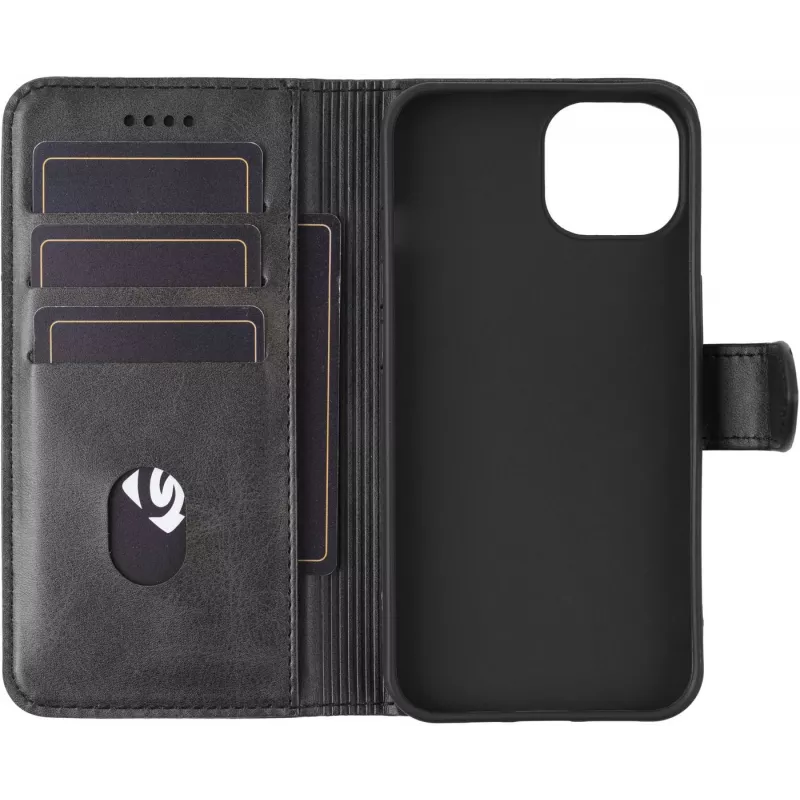 eSTUFF ES67110005-BULK mobile phone case Wallet case Black