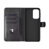 Wallet case eSTUFF Samsung Galaxy A33 Black Reliable protection easy access