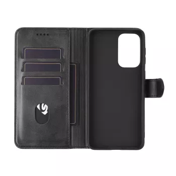 Wallet case eSTUFF Samsung Galaxy A33 Black Reliable protection easy access