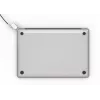 Cable lock Compulocks MBA11BRW — key lock, aluminium body, stainless steel cable, silver