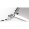 Cable lock Compulocks MBA11BRW — key lock, aluminium body, stainless steel cable, silver