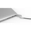 Cable lock Compulocks MBA11BRW — key lock, aluminium body, stainless steel cable, silver