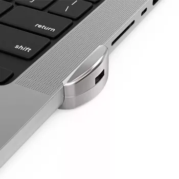Compulocks Ledge Lock Adapter for MacBook Pro 14 inch M1 M2 M3 Silver