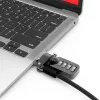 Compulocks Ledge for MacBook Air 13 inch M2 and M3 with Combination Lock Silver