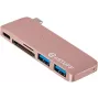 eSTUFF ES84121-ROSE laptop dock/port replicator USB 3.2 Gen 2 (3.1 Gen 2) Type-C Rose gold