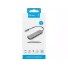 Docking hub SANDBERG USB-C 6-in-1 MediaDock — USB 3.2 Gen 1 Type-C 10 Gbit/s, 4K HDMI, PD up to 100W, 1×USB-A, 1×USB2.0, grey