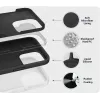 eSTUFF ES67120052 mobile phone case 16 cm (6.3 inch) Cover Black