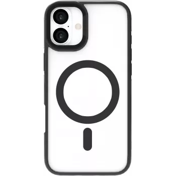 eSTUFF ES67141100 mobile phone case 15.5 cm (6.1 inch) Cover Transparent, Black