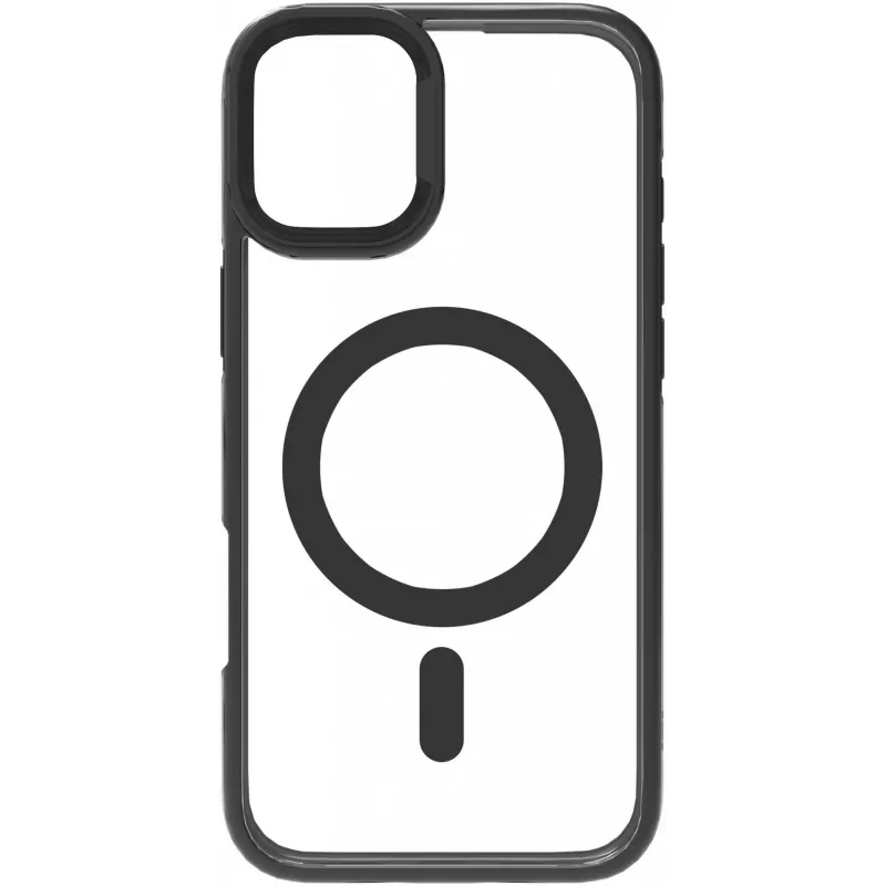 eSTUFF ES67141100 mobile phone case 15.5 cm (6.1 inch) Cover Transparent, Black