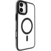 eSTUFF ES67141100 mobile phone case 15.5 cm (6.1 inch) Cover Transparent, Black