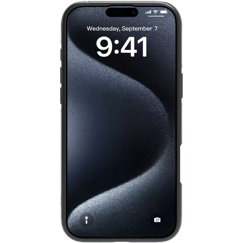 eSTUFF ES67141100 mobile phone case 15.5 cm (6.1 inch) Cover Transparent, Black