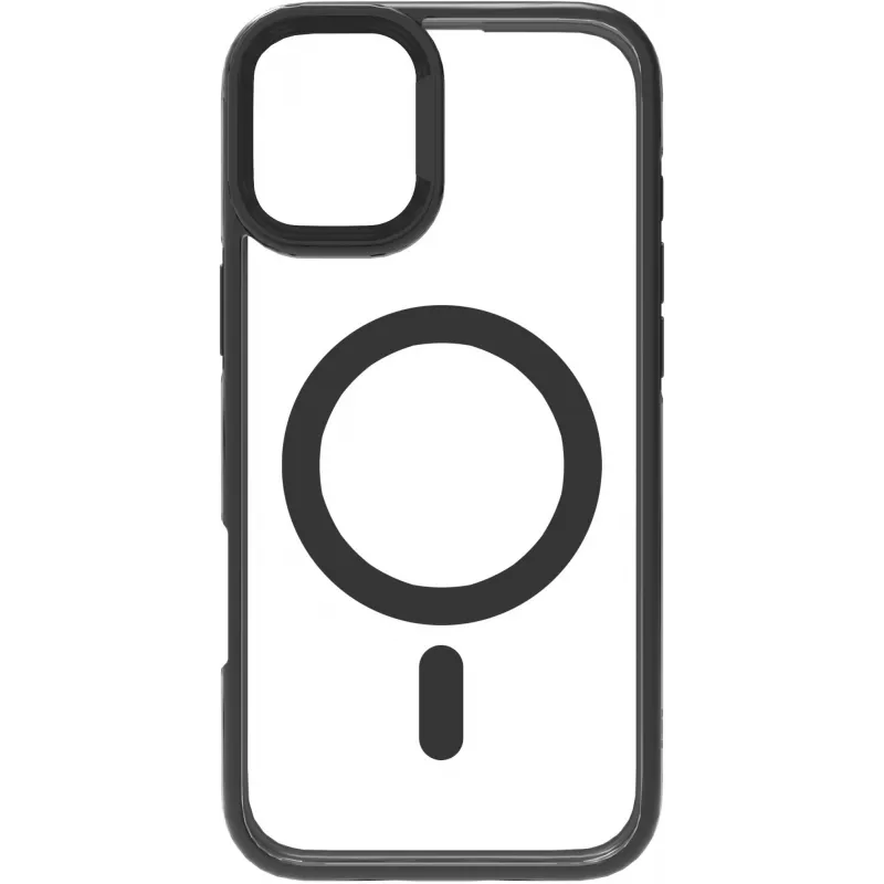 eSTUFF ES67141101 mobile phone case 17 cm (6.7 inch) Cover Transparent, Black