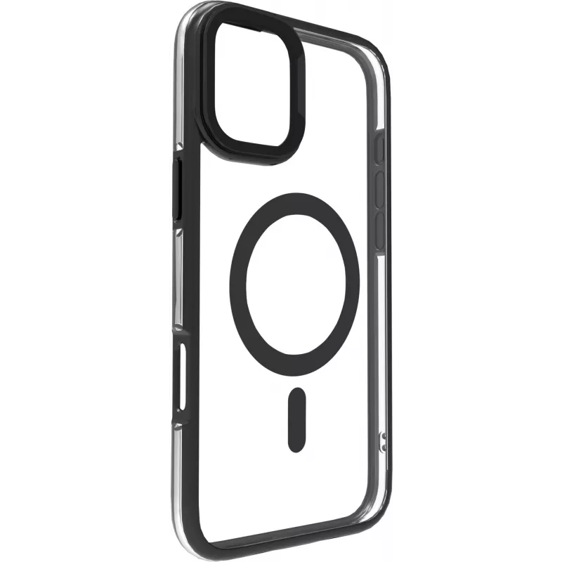 eSTUFF ES67141101 mobile phone case 17 cm (6.7 inch) Cover Transparent, Black