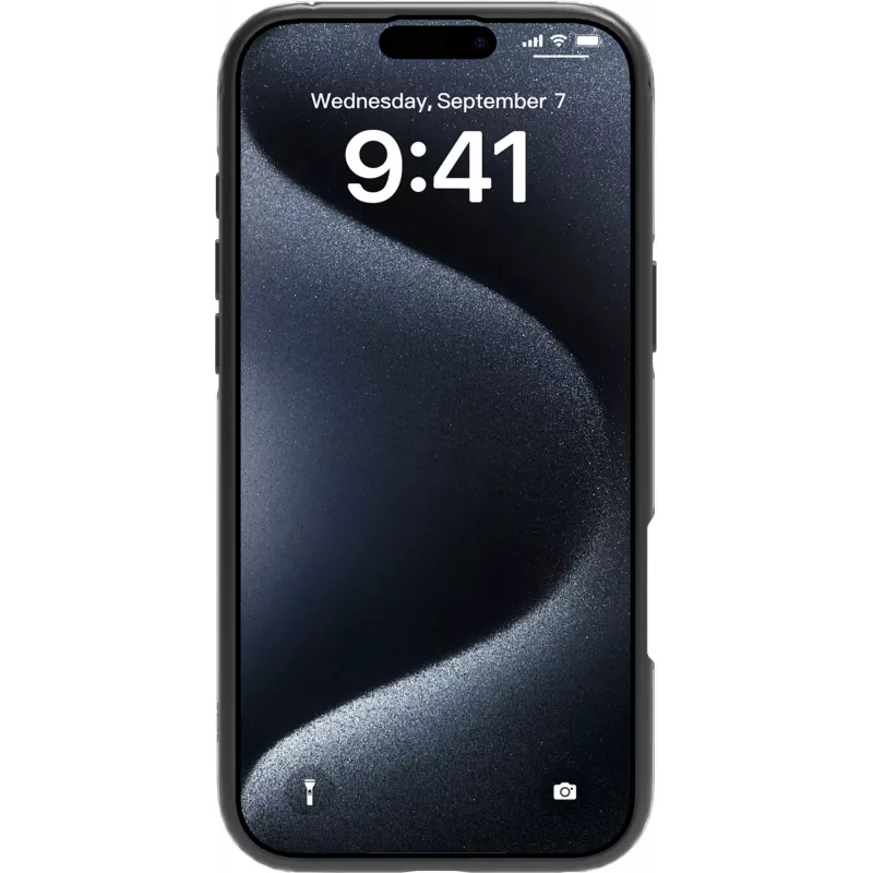 eSTUFF ES67141101 mobile phone case 17 cm (6.7 inch) Cover Transparent, Black