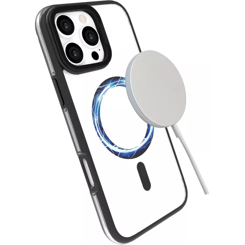 eSTUFF ES67141103 mobile phone case 17.5 cm (6.9 inch) Cover Transparent, Black