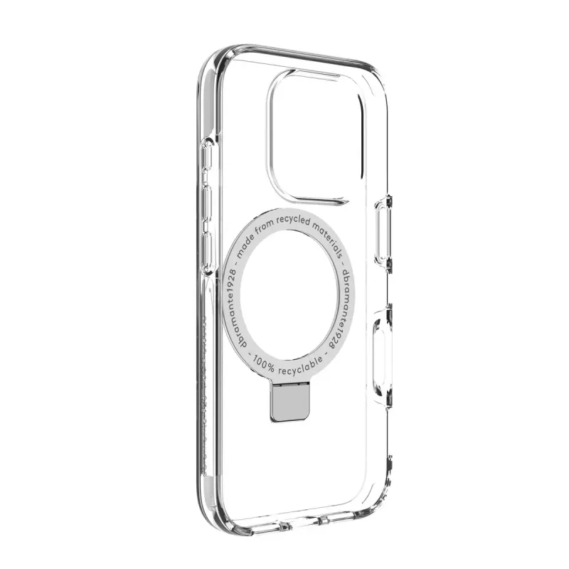 Cover dbramante1928 Iceland Ultra D3O MS Kick iPhone 16 Pro Transparent