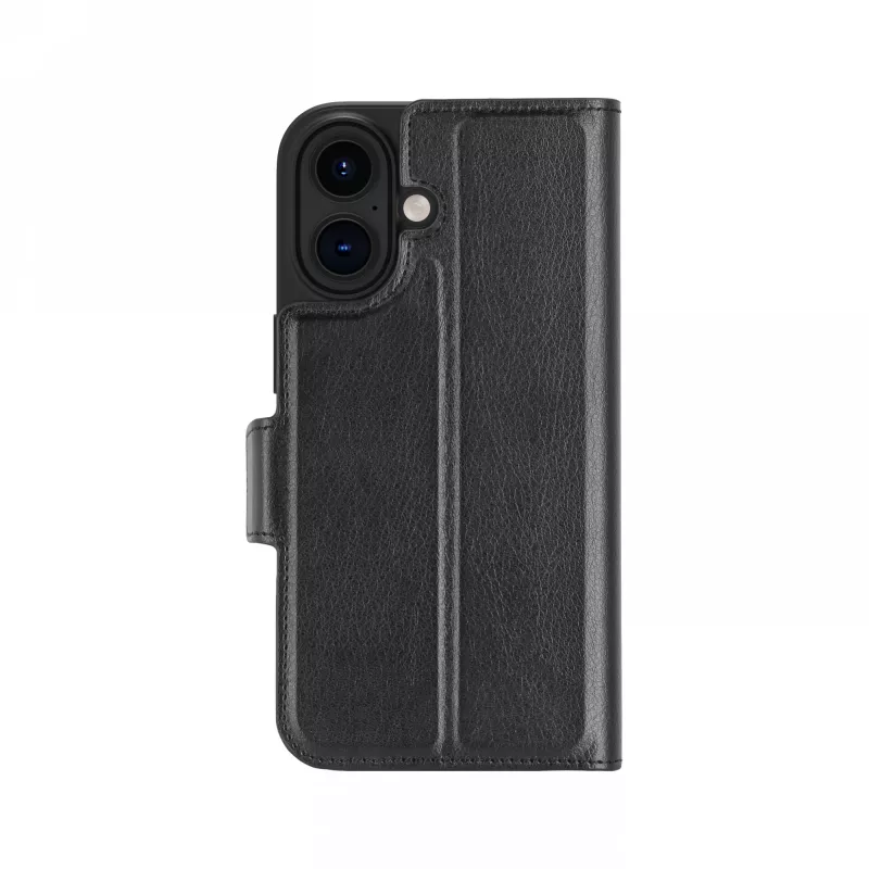 Folding case dbramante1928 Oslo Pro for Apple iPhone 16 Black PU Plastic