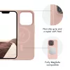 Cover dbramante1928 Monaco iPhone 14 Pink Sand