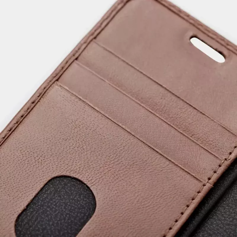 Wallet case Trunk TR-WA1254-BRW for iPhone 12 mini Brown