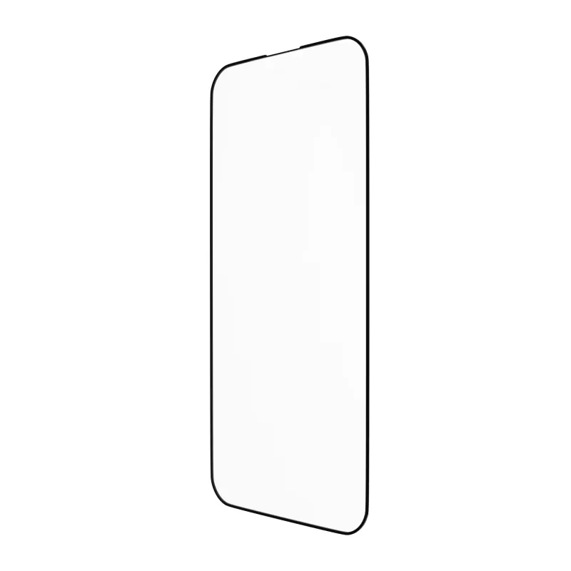dbramante1928 eco-shield iPhone 15 Plus Transparent Black Edge Tempered Glass Screen Protector