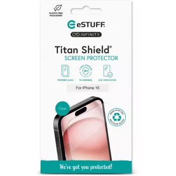 eSTUFF ES501420 mobile phone screen/back protector Clear screen protector Apple 1 pc(s)