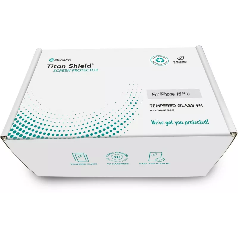 eSTUFF ES501422-50BULK mobile phone screen/back protector Clear screen protector Apple 50 pc(s)