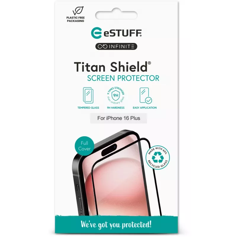 eSTUFF ES501425 mobile phone screen/back protector Clear screen protector Apple 1 pc(s)