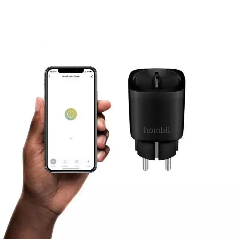 Smart Plug Hombli HBPP-0205 3680 W Indoor Wireless Black