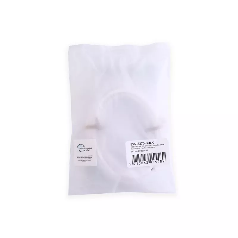 eSTUFF ES604370-BULK USB cable USB 2.0 1 m USB C White